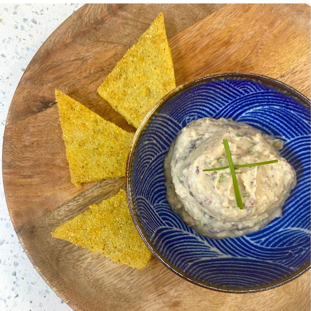 Dulse and butter bean dip with polenta chips.jpg